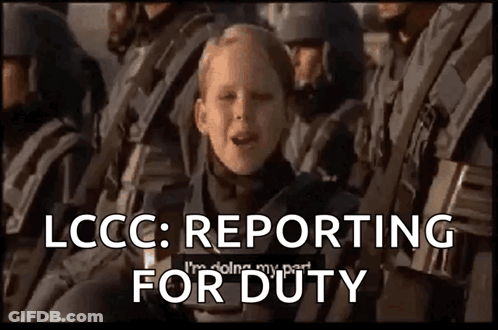 Young Boy And Soldiers Lccc Reporting For Duty GIF
