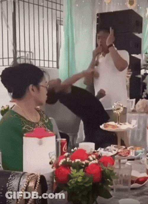 Young Boy Crazy Dancing At Party GIF