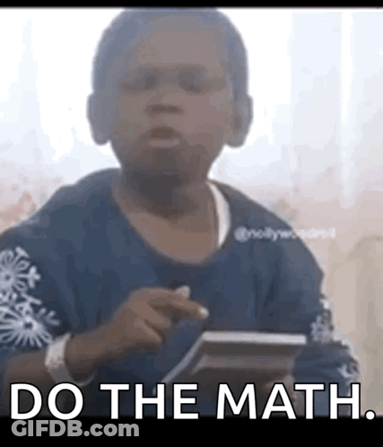 Young Boy Holding Book Saying Do The Math GIF