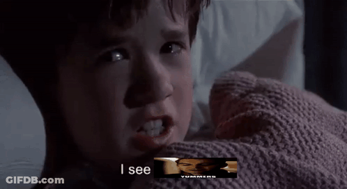Young Boy In Bed Saying I See GIF