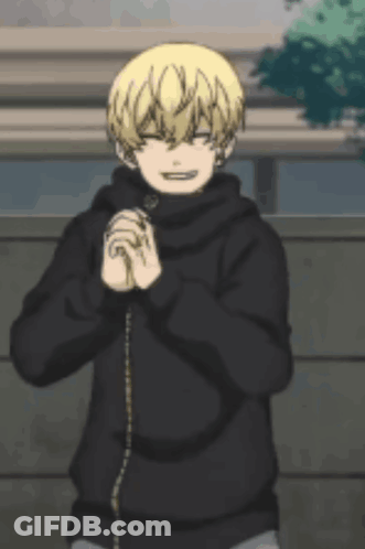 Young Boy In Black Hoodie Praying GIF