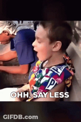Young Boy In Colorful Shirt Saying Ohh GIF
