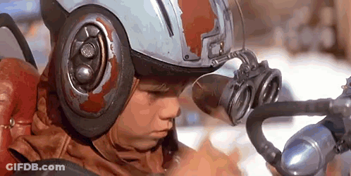 Young Boy In Helmet And Goggles Sitting In Car GIF