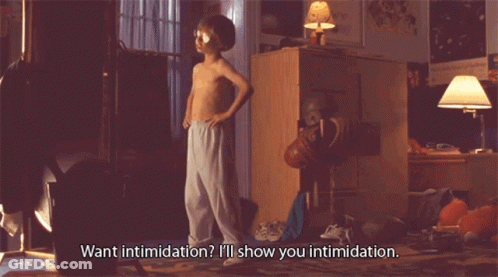 Young Boy In Messy Room Want Intimidation I'll Show You Intimidation GIF