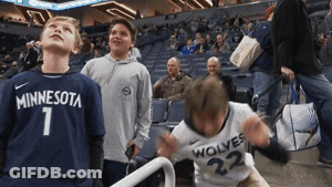 Young Boy In Minnesota Jersey GIF