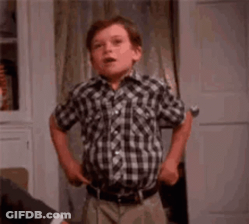 Young Boy In Plaid Shirt Dancing Fashion GIF