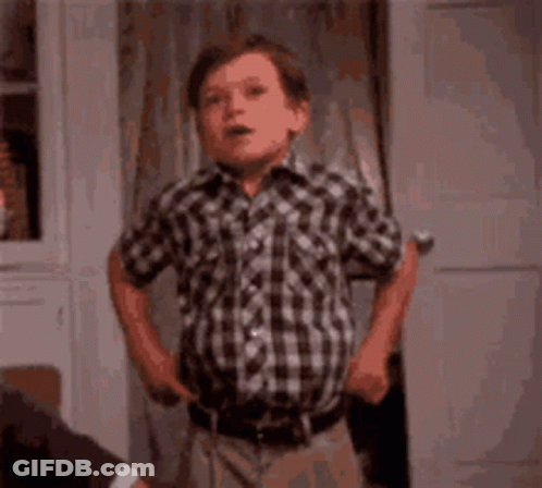 Young Boy In Plaid Shirt Saying Fashion GIF