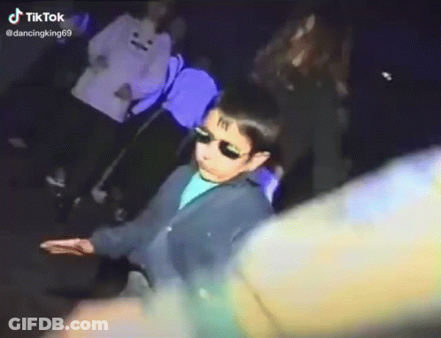Young Boy In Sunglasses Dancing TikTok GIF