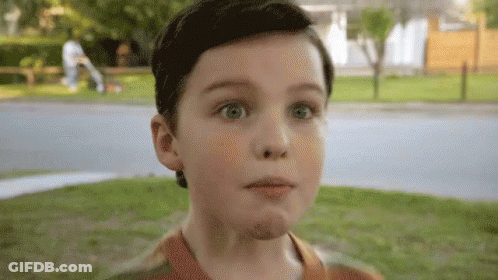 Young Boy Making Funny Face GIF