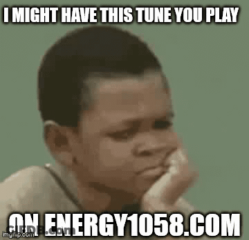 Young Boy Making Funny Face With Hand On Chin Meme GIF