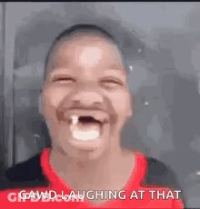 Young Boy Missing Tooth Laughing GIF