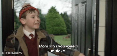 Young Boy Saying Mom Says You Were A Mistake GIF
