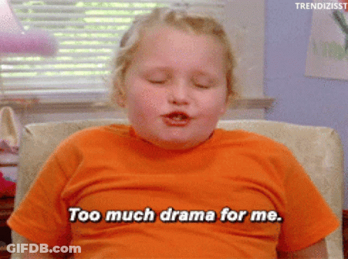 Young Boy Saying Too Much Drama For Me GIF