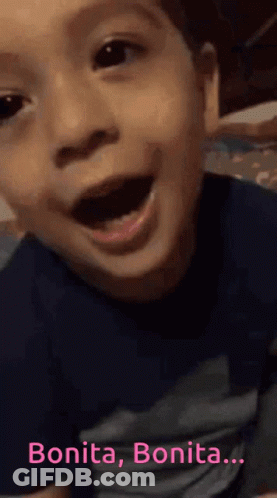 Young Boy Says Bonita GIF
