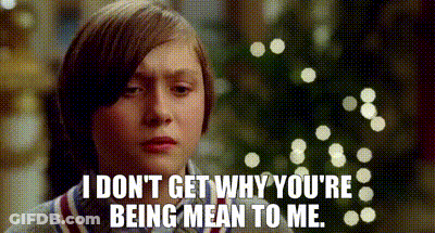 Young Boy Says I Don't Get Why You're Being Mean To Me GIF