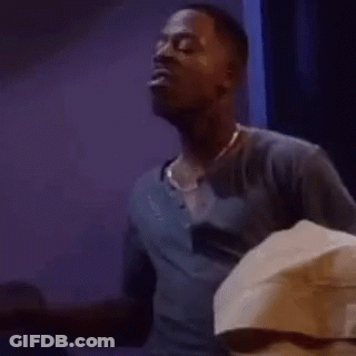 Young Boy Sitting In Chair Mouth Open GIF