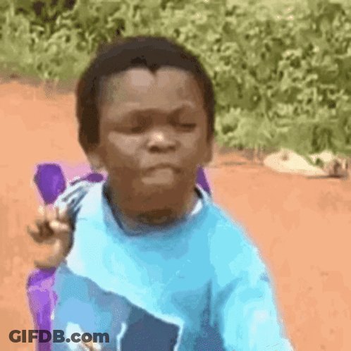 Young Boy Sitting With Eyes Closed GIF