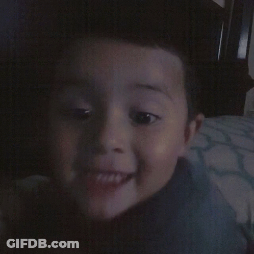 Young Boy Smiling Close Up GIF