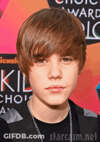 Young Boy Standing Before Choice Sign GIF