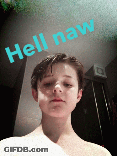 Young Boy Taking Selfie Saying Hell Naw GIF