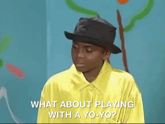 Young Boy What About Playing With Yo Yo GIF
