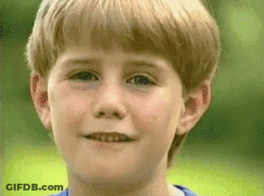 Young Boy With Blonde Hair GIF