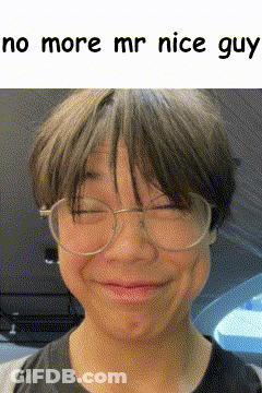 Young Boy With Glasses Making Funny Face GIF