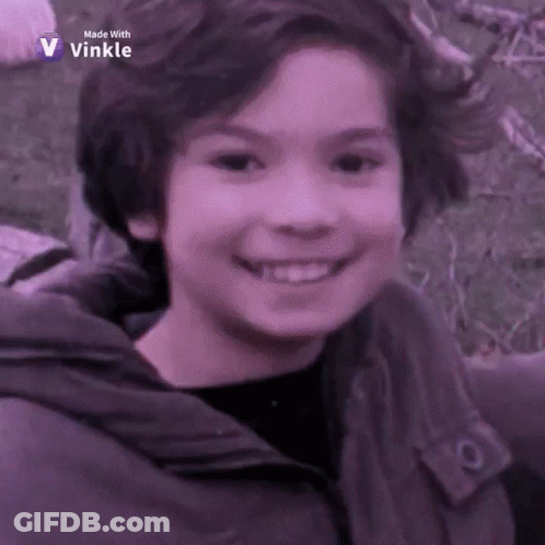 Young Boy With Made With Vinkle GIF