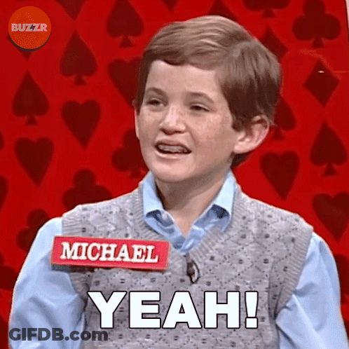 Young Boy With Name Tag Michael GIF