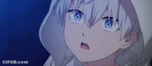 Young Boy With White Hair And Blue Eyes GIF