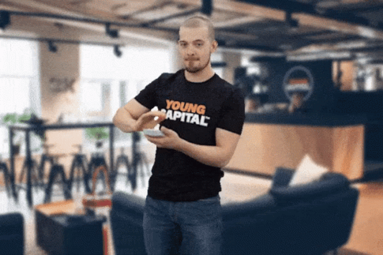 Young Capitalist Make It Rain Money GIF