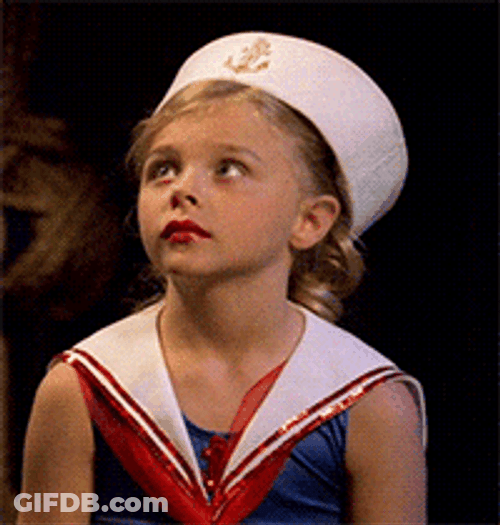 Young Chloe Grace Moretz Rolling Her Eyes Duhhh GIF