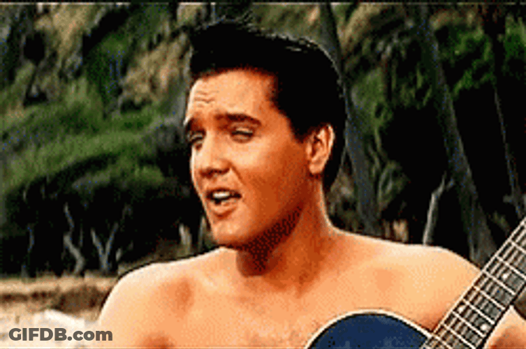 Young Elvis Presley In Hawaii GIF