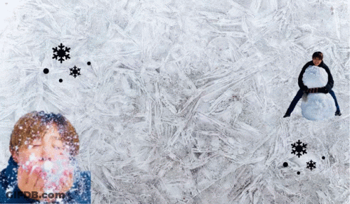 Young Forever Ad Man Blowing Snow From Nose GIF