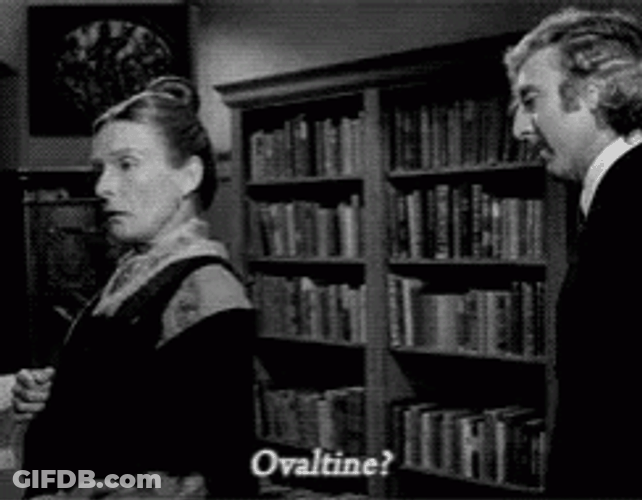 Young Frankenstein Cloris Leachman Ovaltine GIF