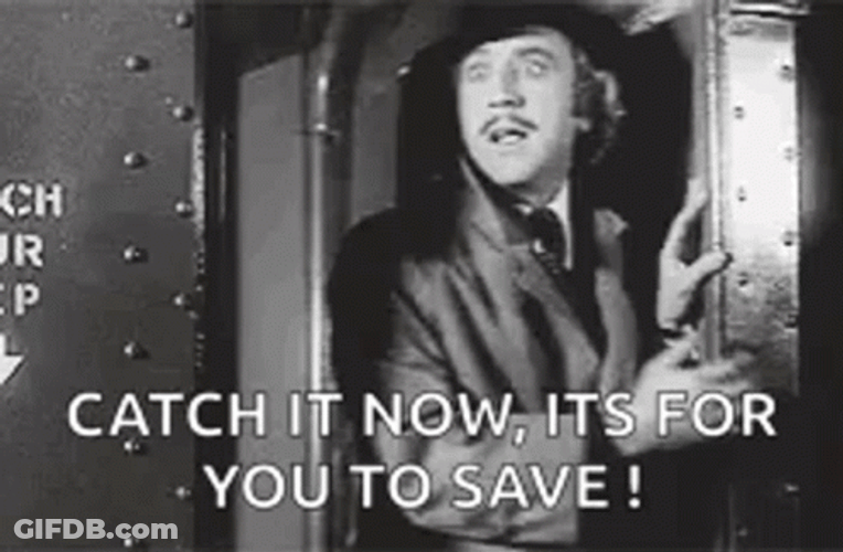Young Frankenstein Gene Wilder Blowing Kiss GIF