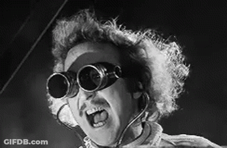 Young Frankenstein Gene Wilder On Googles GIF