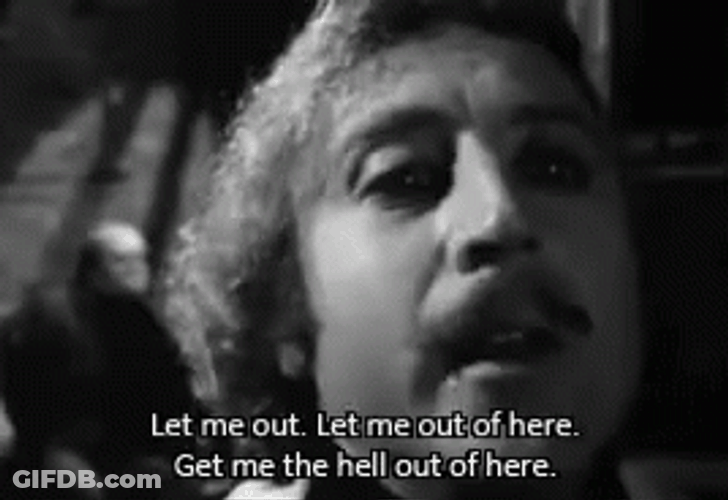 Young Frankenstein Let Me Out Of Here GIF