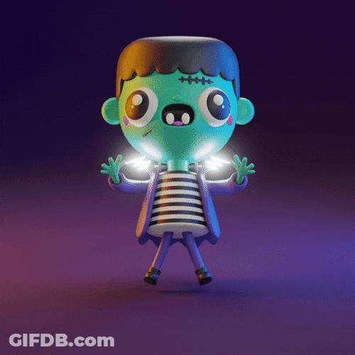 Young Frankenstein Monster Dancing Animation GIF
