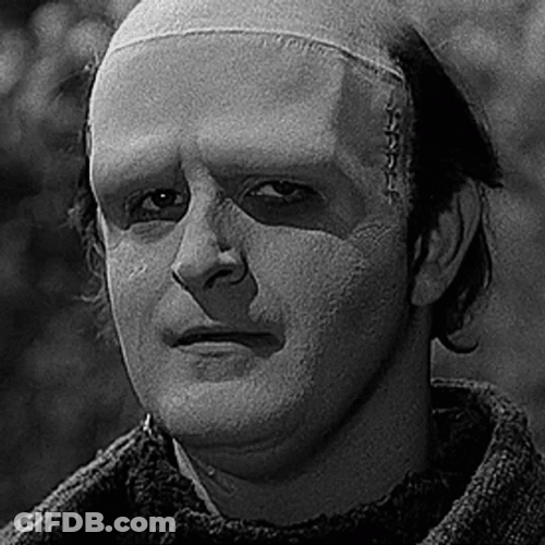 Young Frankenstein Peter Boyle Eyes Moving Around GIF