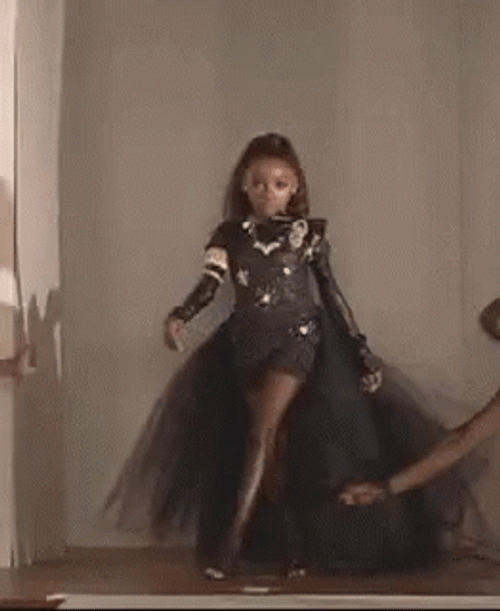 Young Girl Diva Runway Walk GIF