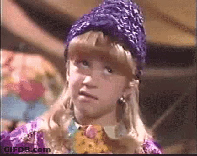Young Girl Meh Face GIF