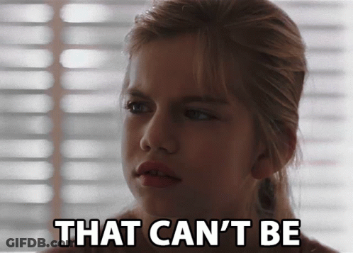 Young Girl Says Can't Be GIF