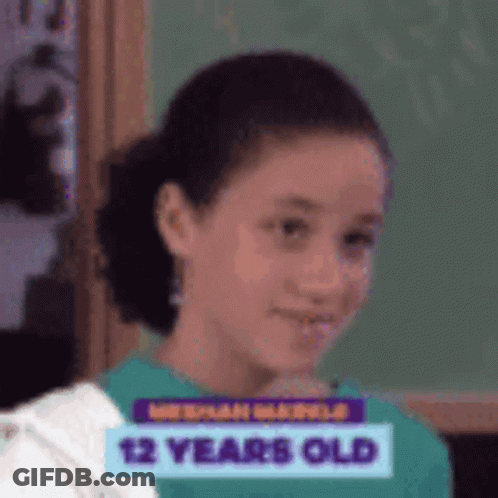 Young Girl Wearing Green Shirt Saying 12 Years Old GIF