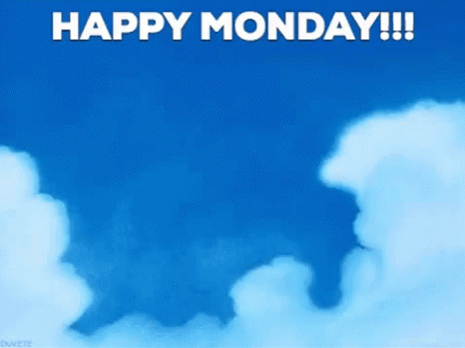Young Goku And Krillin Jumping Animated Happy Monday GIF