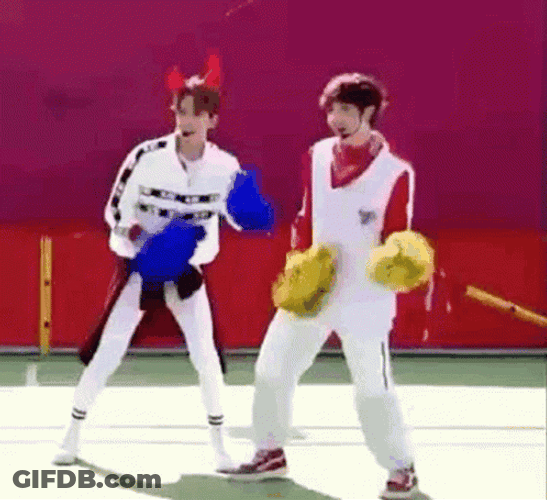 Young Hoon Bang Chan Cheer Dance GIF