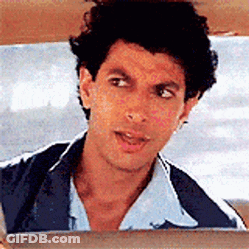 Young Jeff Goldblum GIF