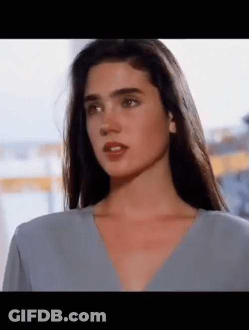 Young Jennifer Connelly GIF