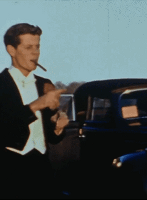 Young Jfk Having His Time GIF