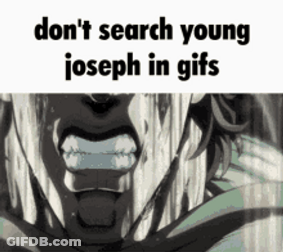 Young Joseph Joestar Crying GIF